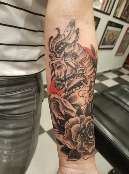 Reproduction de tatouage Granville